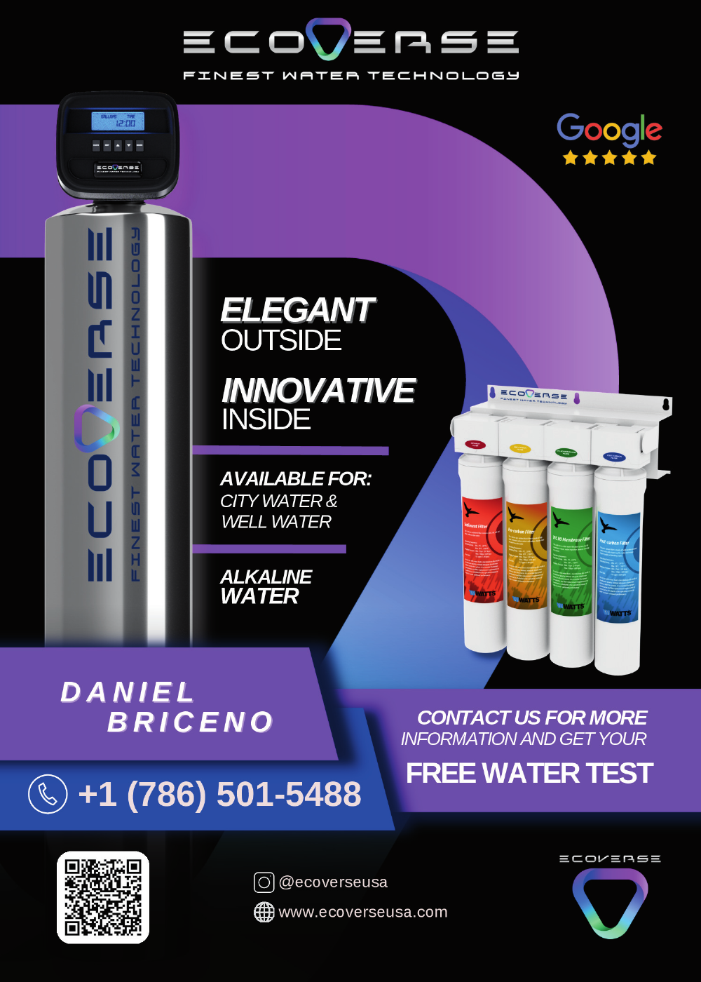 Ecoverse Finest Water Technology flyer