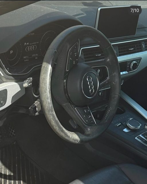 Audi A4 interior before — detailing by Vdetailss