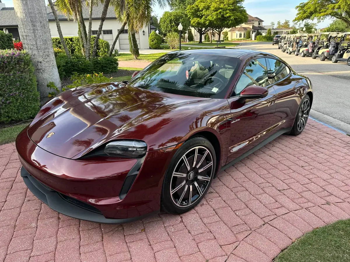 Porsche Taycan Front end gloss — detailed by Vdetailss