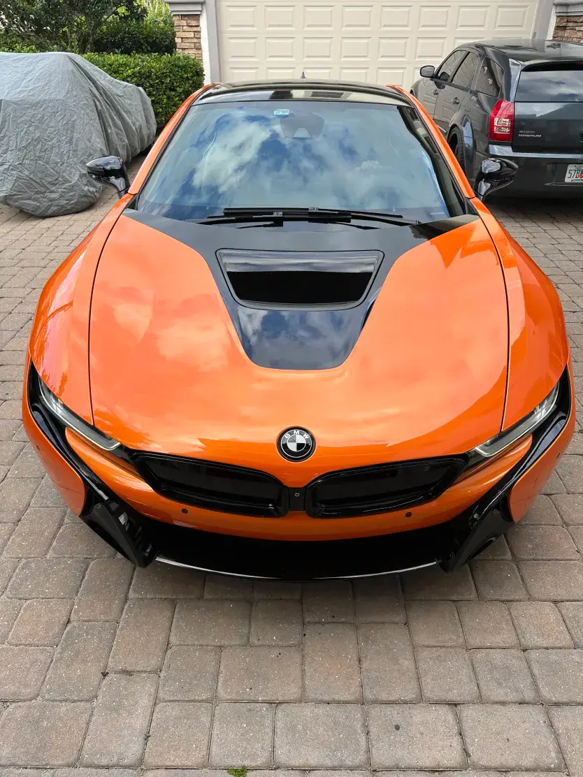 BMW i8 Front end after — detailed by Vdetailss