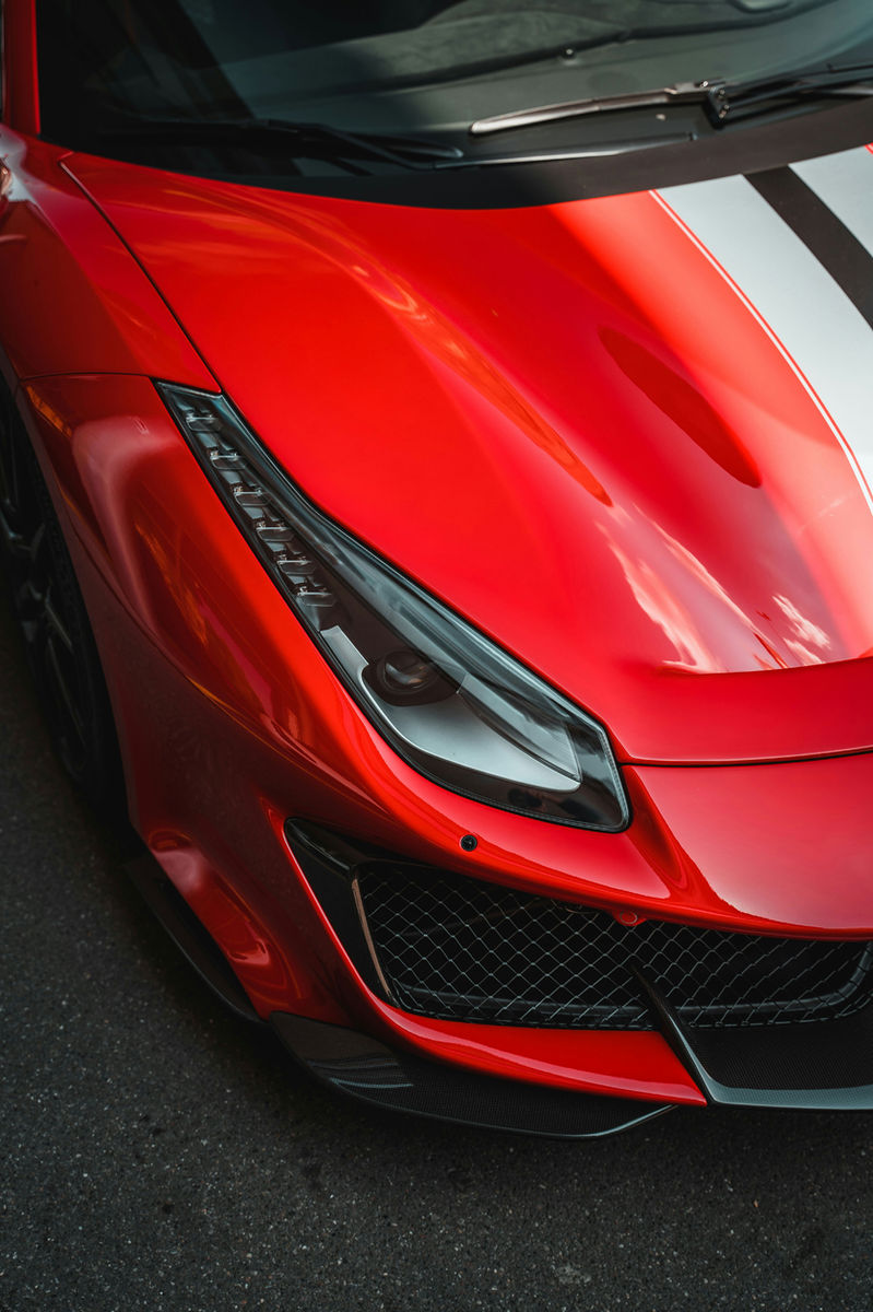 Ferrari 812 Front end after — detailed by Vdetailss