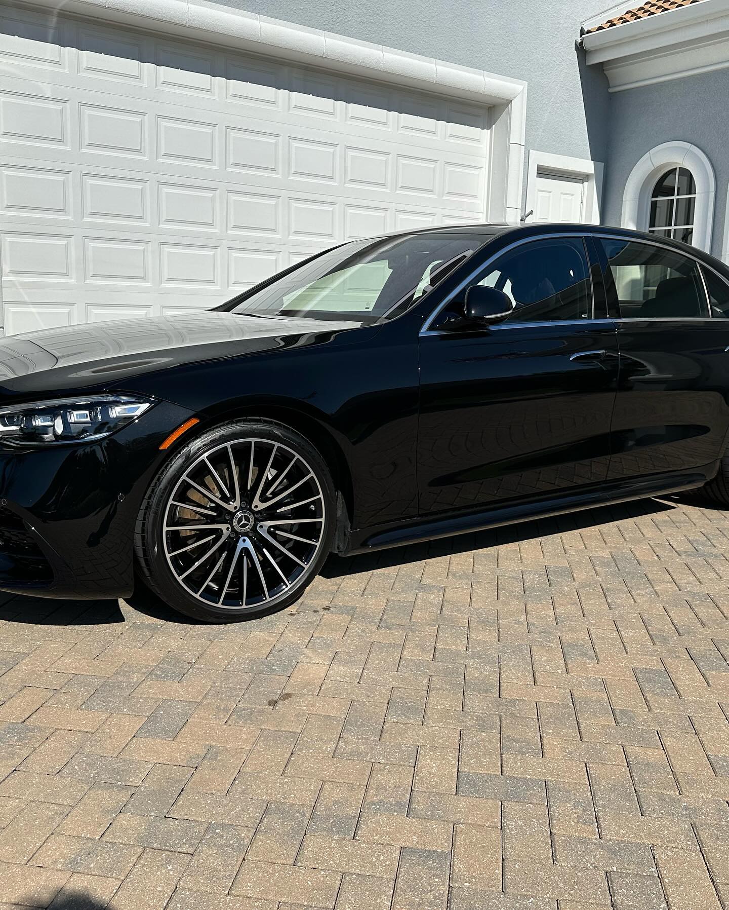 Mercedes-Benz S-Class (Black) Side profile gloss — detailed by Vdetailss