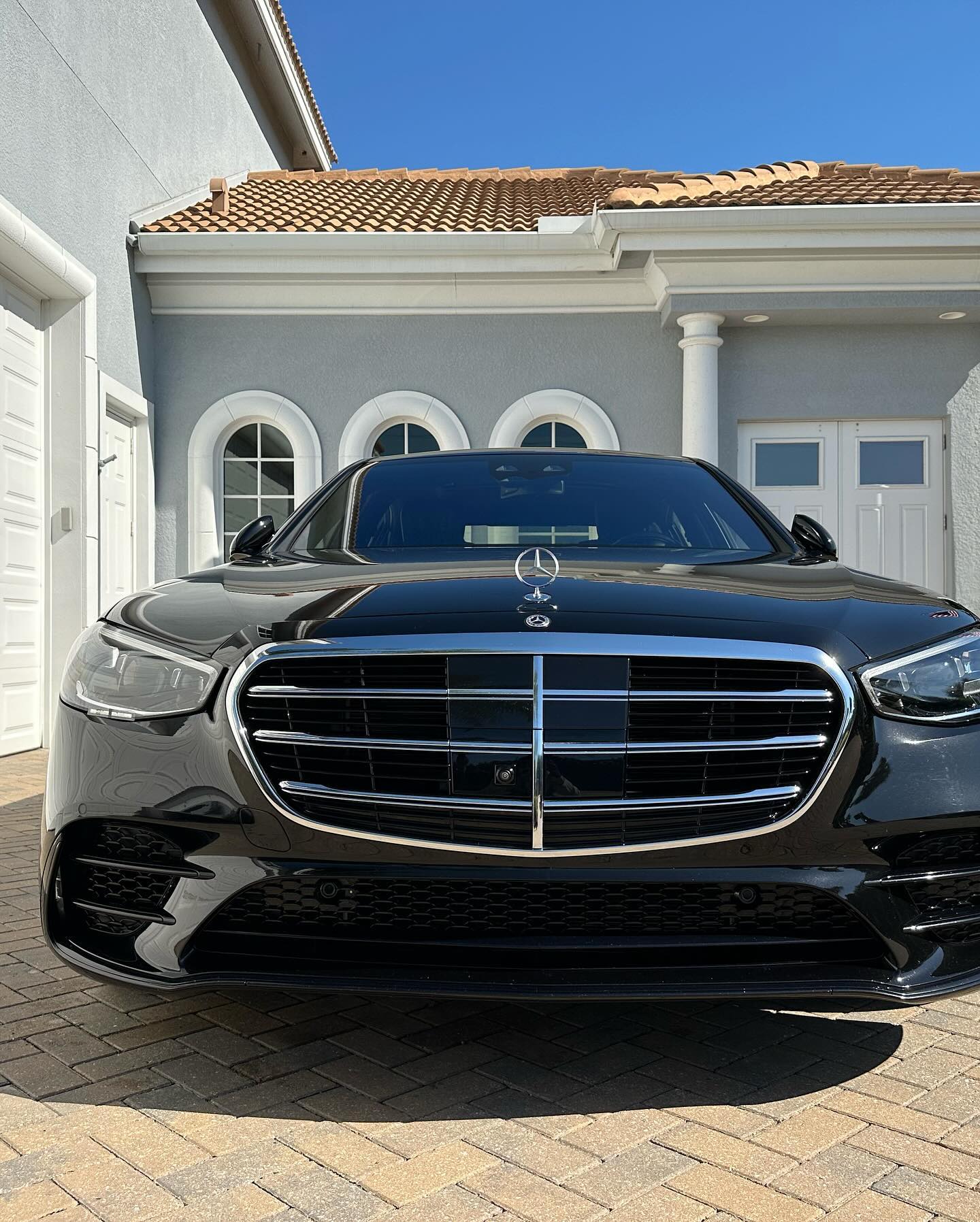 Mercedes-Benz S-Class (Black) Front end finished — detailed by Vdetailss