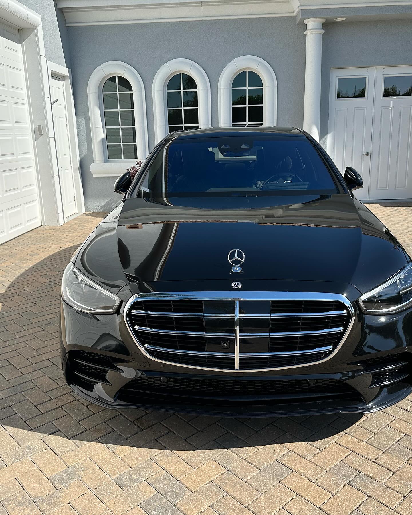 Mercedes-Benz S-Class (Black) Finished in front of the garage — detailed by Vdetailss